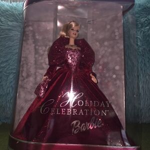 Barbie Holiday Celebration Doll in Sparkling Burgundy